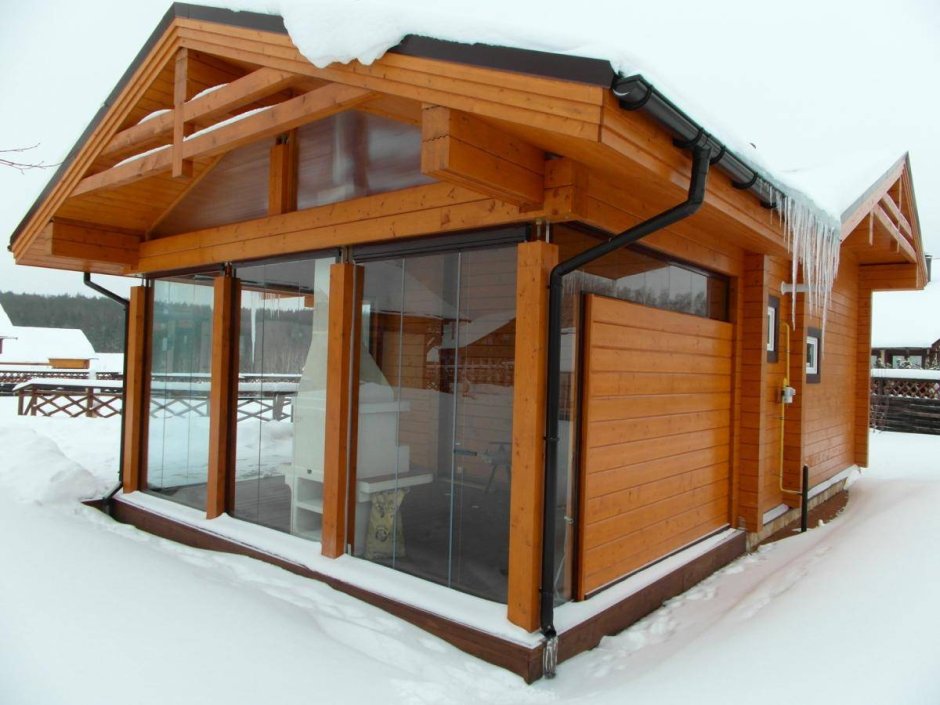 Теплица пристройка к дому