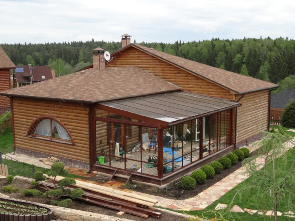 Оранжерея с бассейном