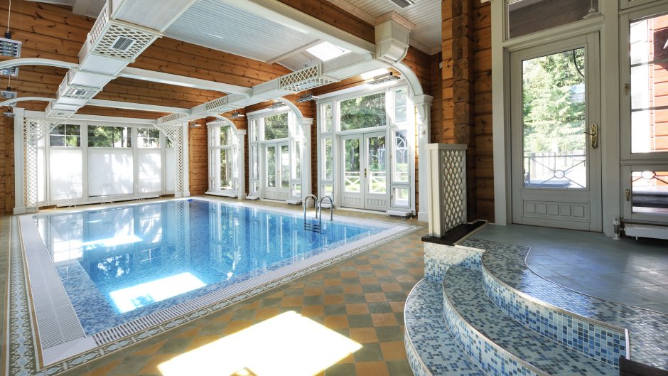 Зимняя беседка из бруса