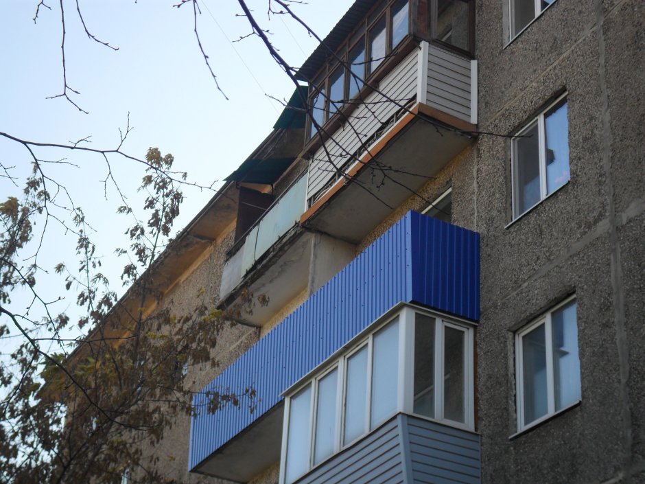 Балкон сайдингом Docke