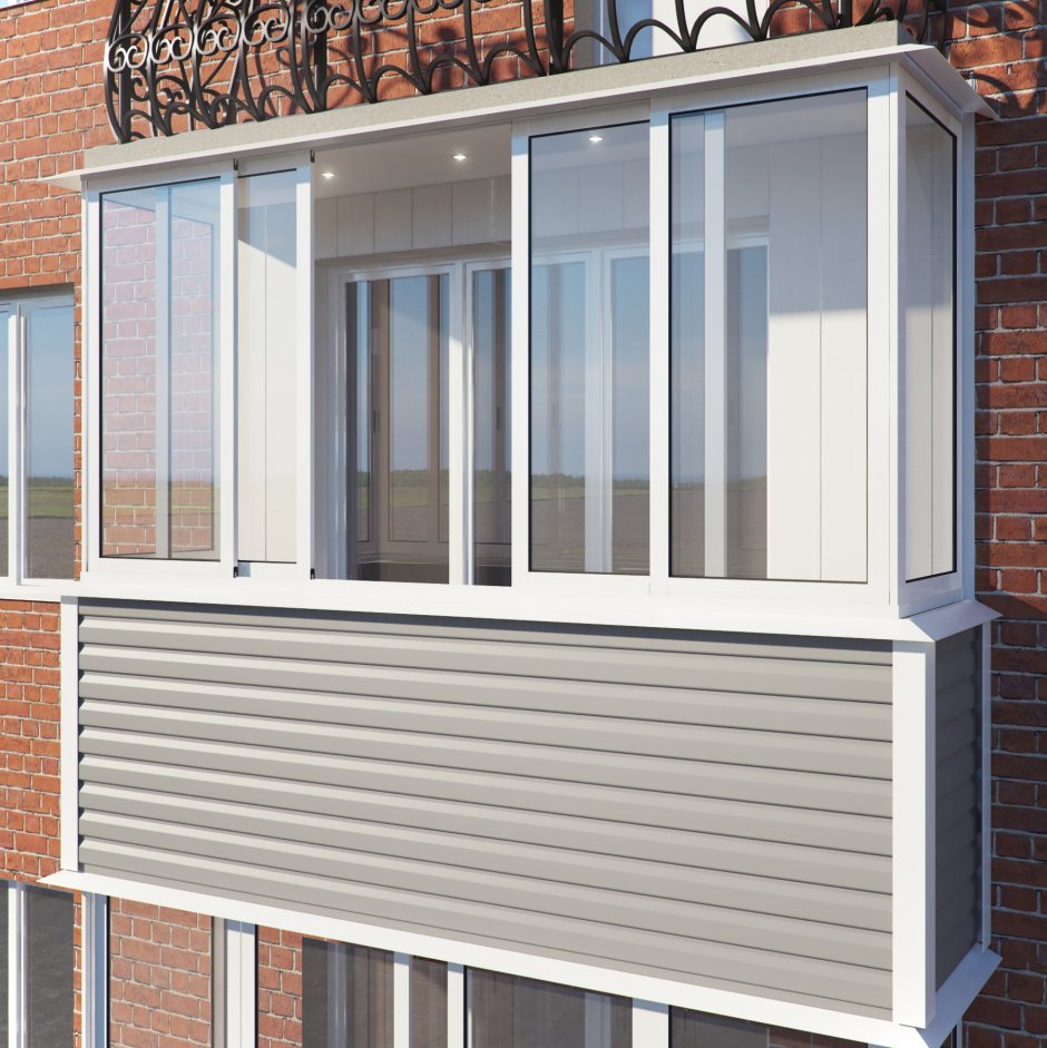 Выносной балкон в хрущевке