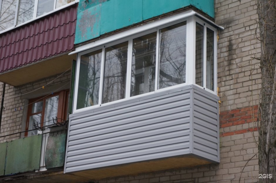 Остекление лоджий сайдинг