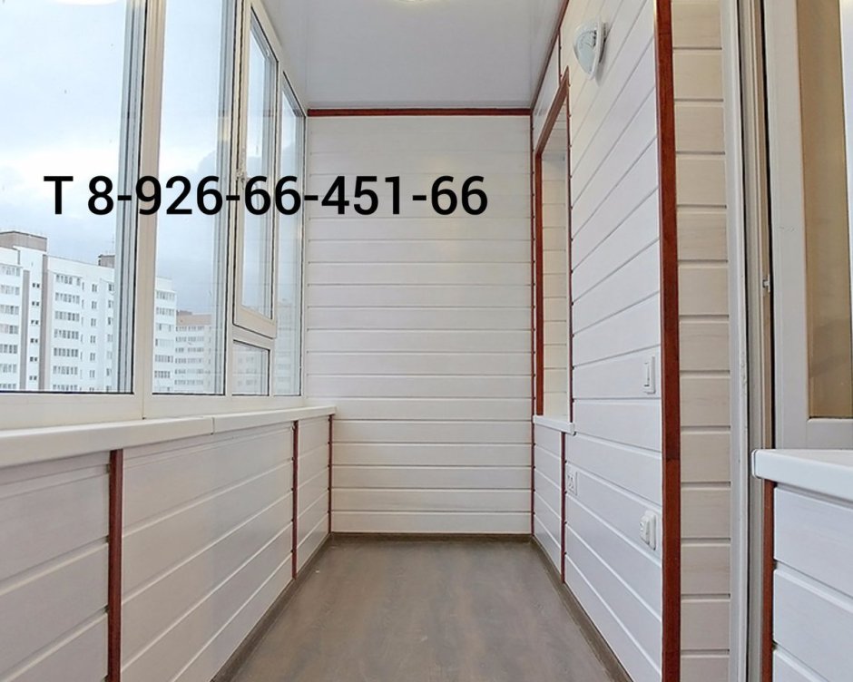 Отделка балкона сайдингом снаружи