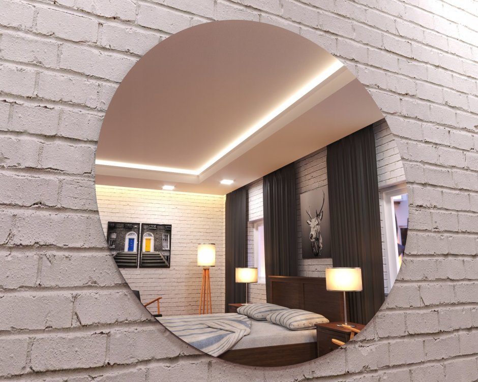 Отделка круглой стены