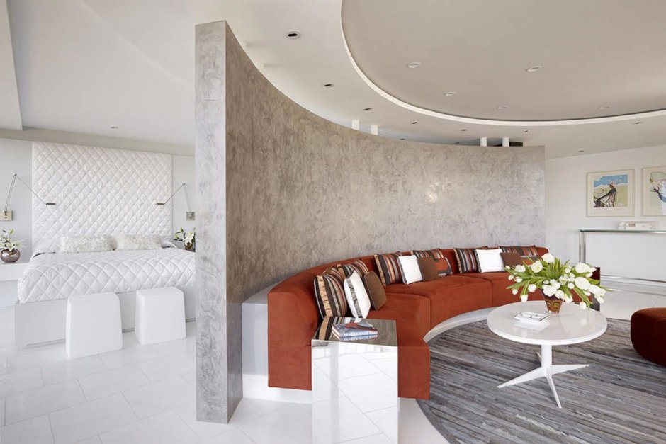 Гостиная с аркой