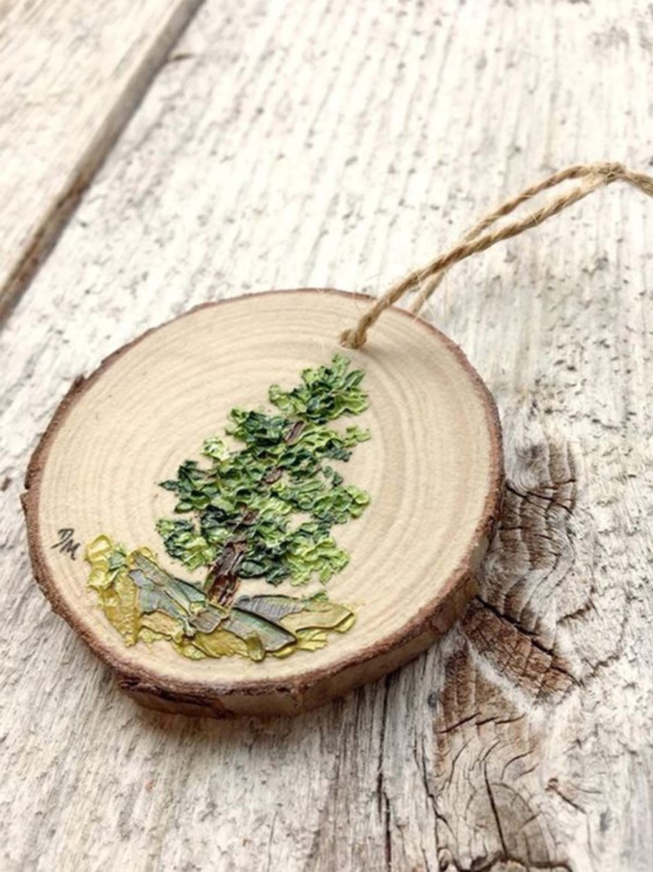 Срез дерева для декора