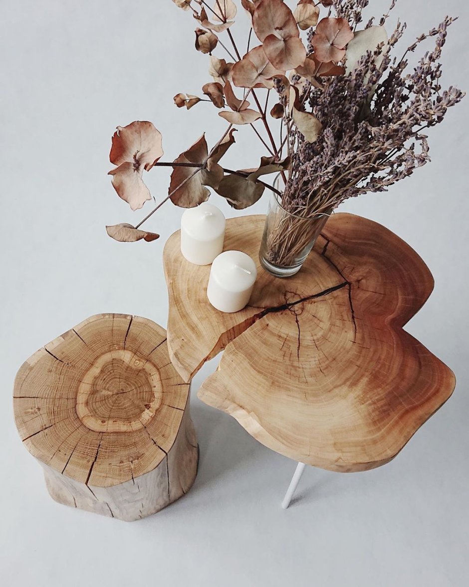 Из спилов дерева