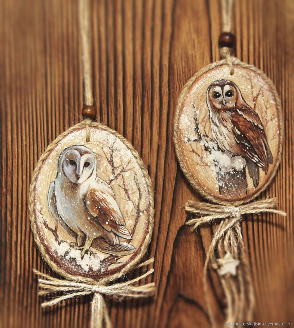 Спилы дерева для декора