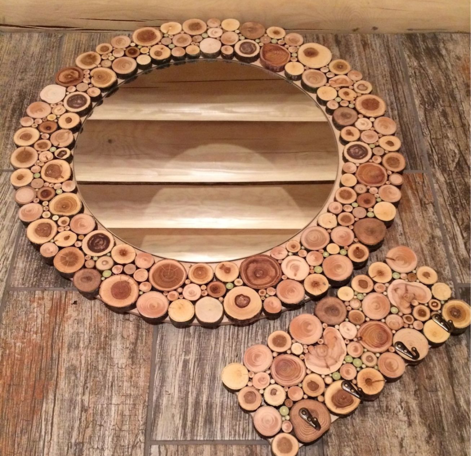 Спилы дерева для декора