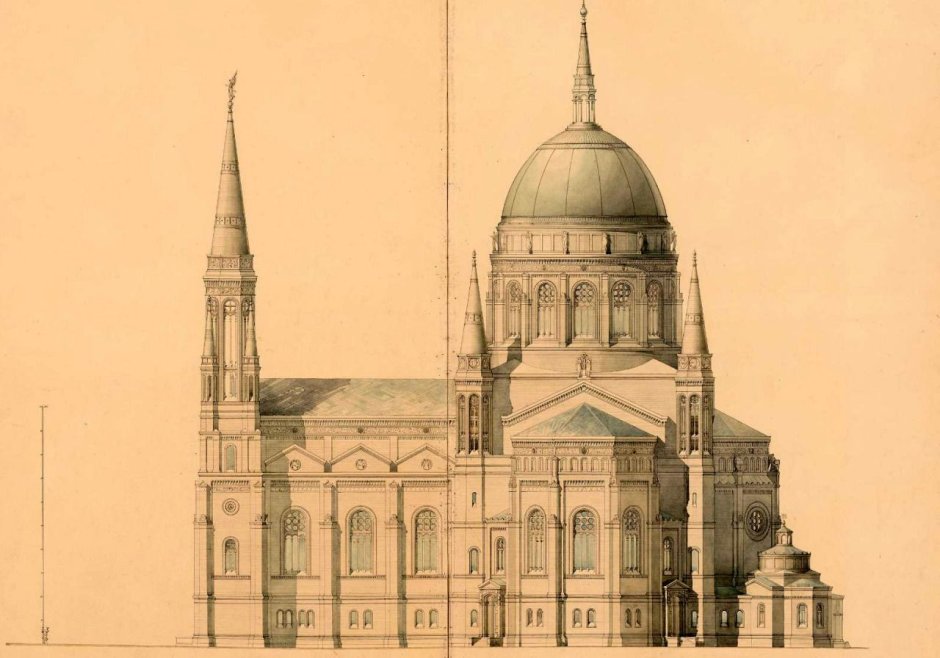 Отмывка архитектурной детали МАРХИ