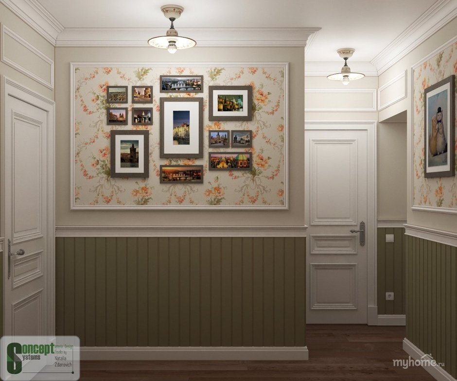 Прихожая в средиземноморском стиле