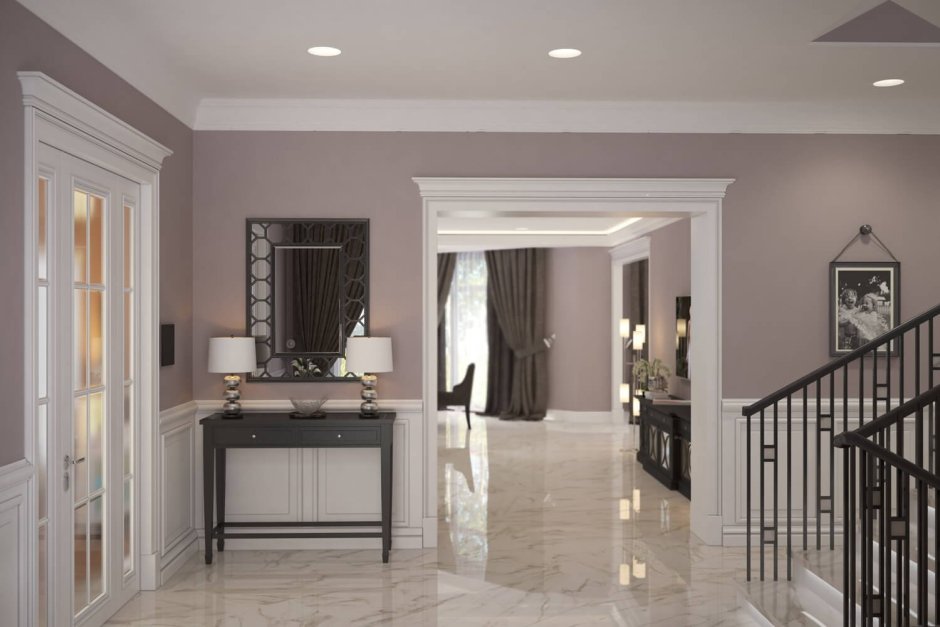 Ниши с подсветкой в коридоре