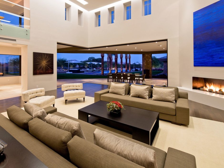 Красивая гостиная комната