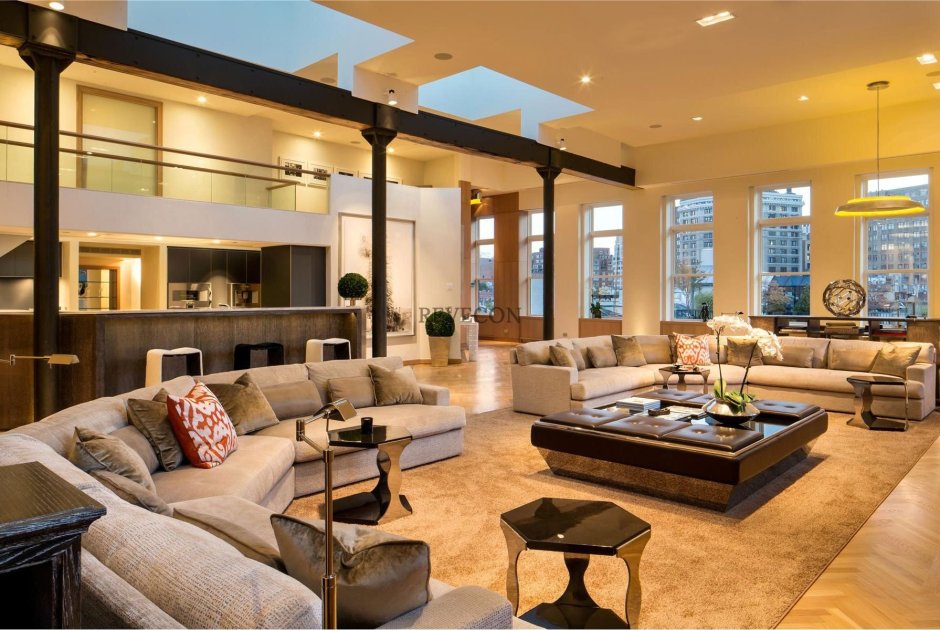 Пентхаус Нью Йорк гостиная