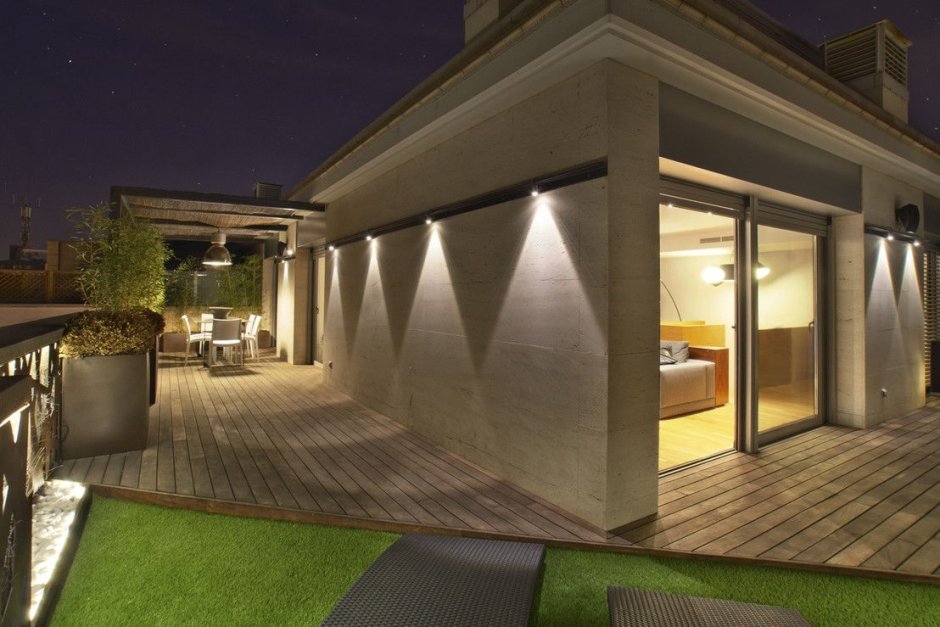 Подсветка беседки