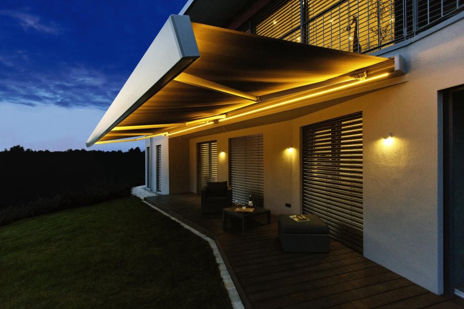 Уличное освещение террасы