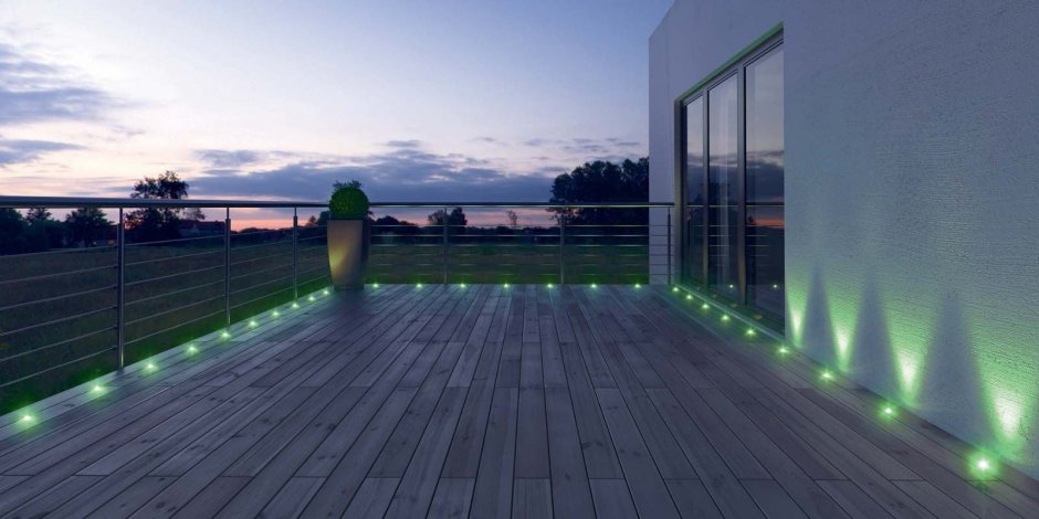 Подсветка беседки