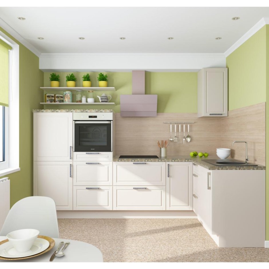 Голубая кухня Леруа Мерлен