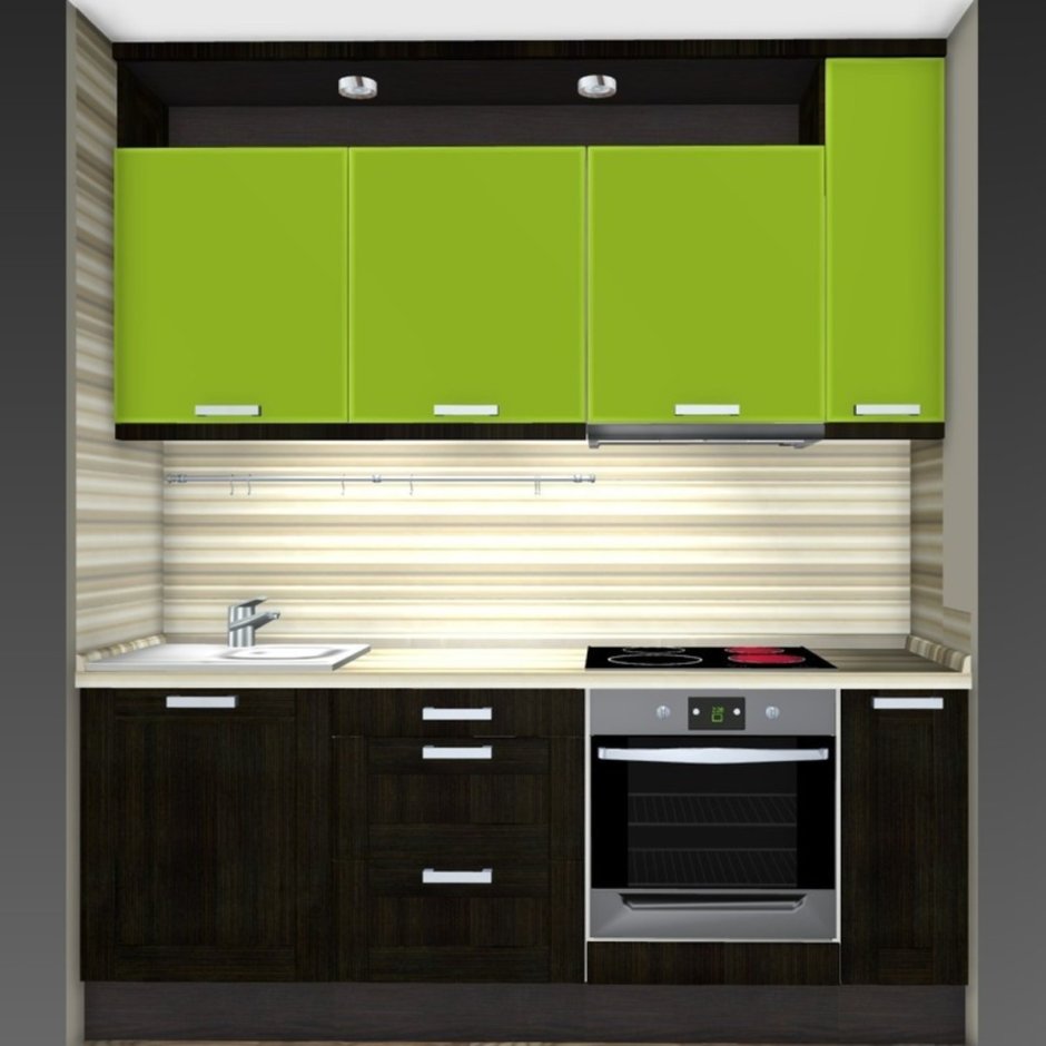 Кухня Леруа Мерлен зеленая