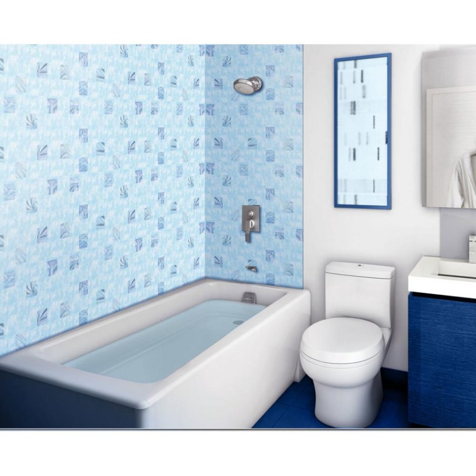 Панель ПВХ листовая 0.3 мм 960х485 мм терраццо Неаполь 0.47 м²