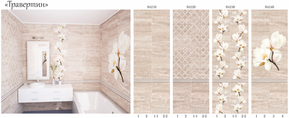 Панели ПВХ для ванной