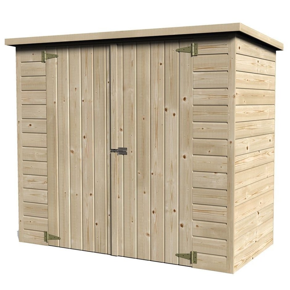 Хозблок деревянный