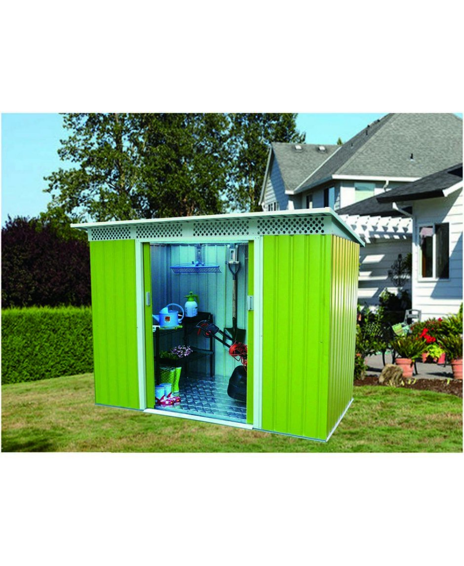 Хозблок из профнастила 90квт