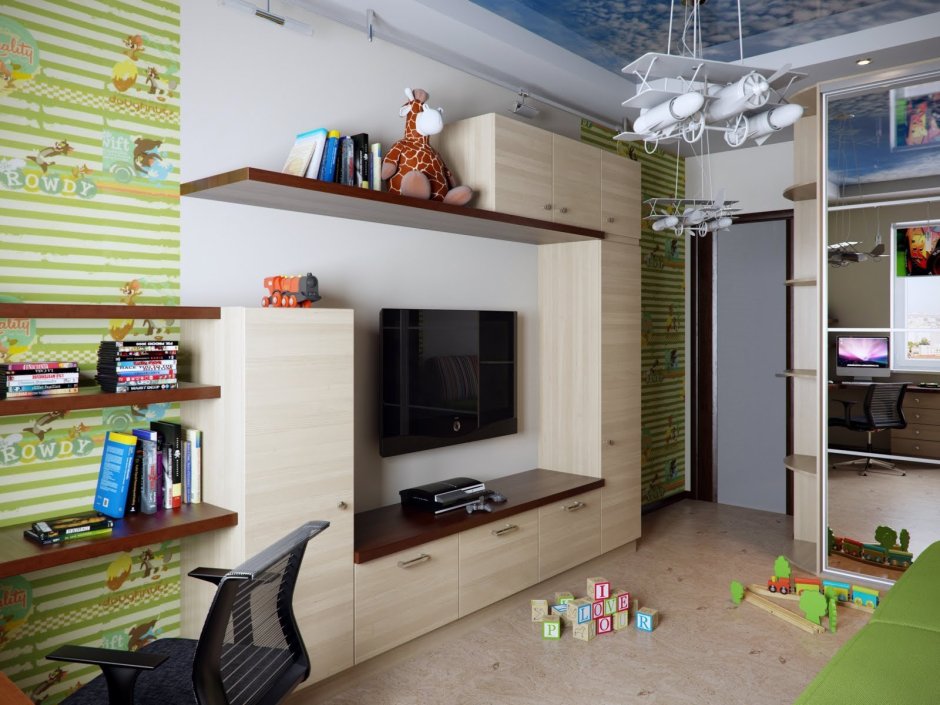 Детский уголок в гостиной