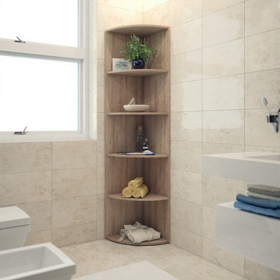 Стеллаж в ванную комнату