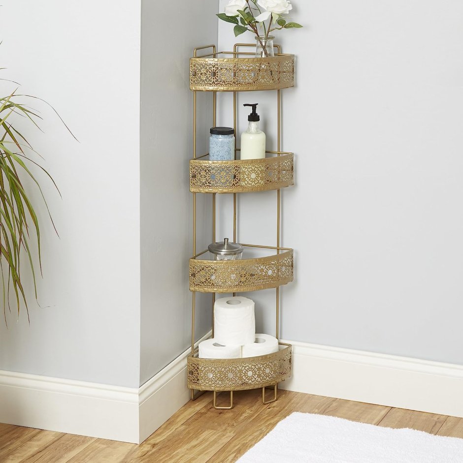 Угловая Этажерка в ванную