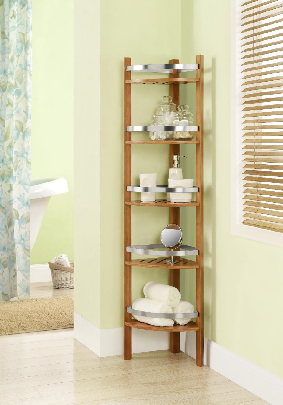 Этажерка в ванную комнату