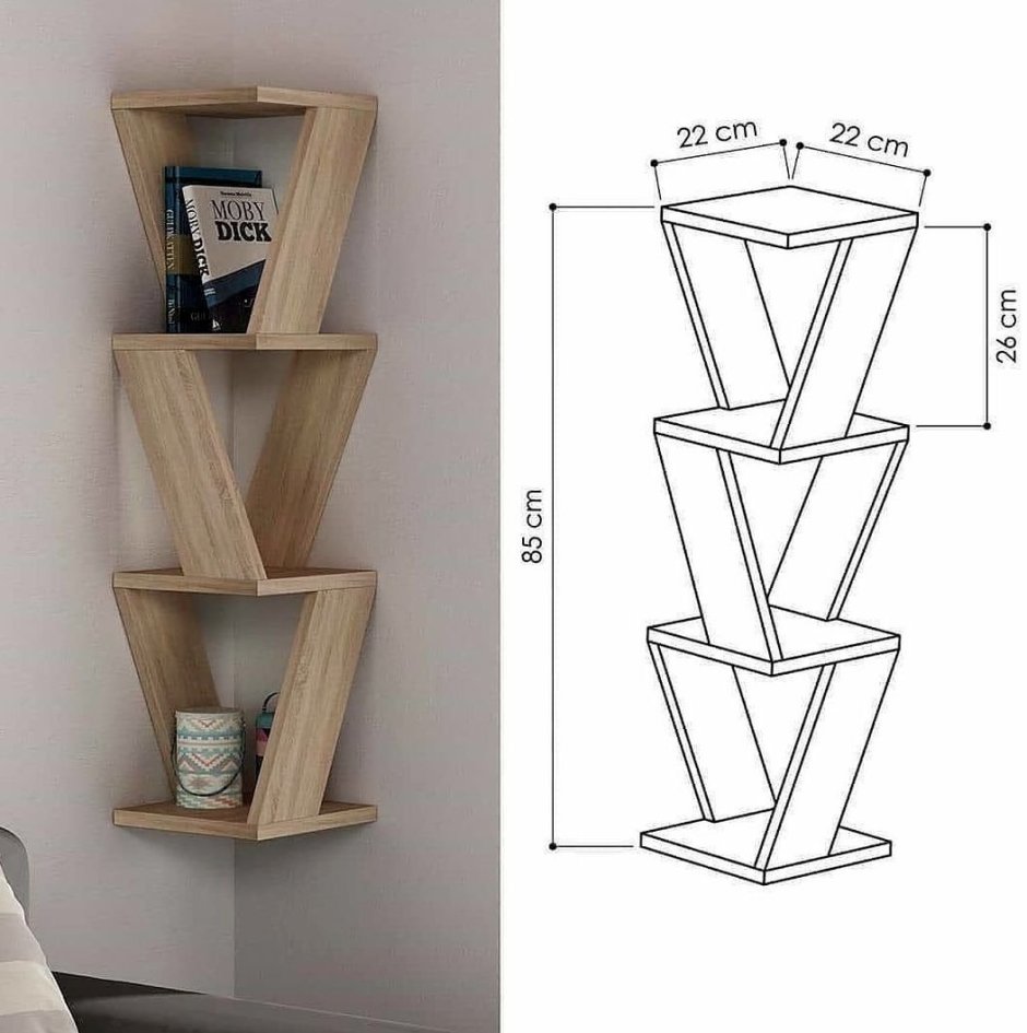 Полка угловая