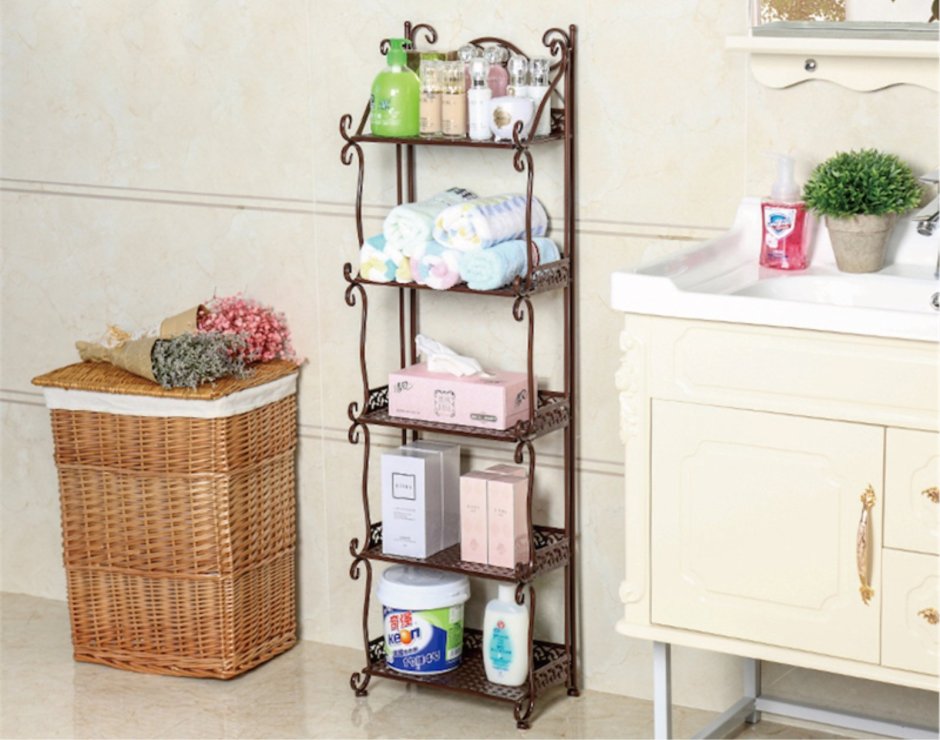 Этажерка в ванную комнату