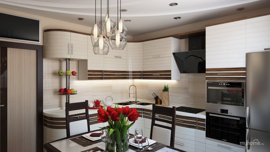 Готовые проекты кухни