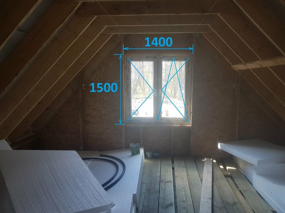 Окна на мансардном этаже