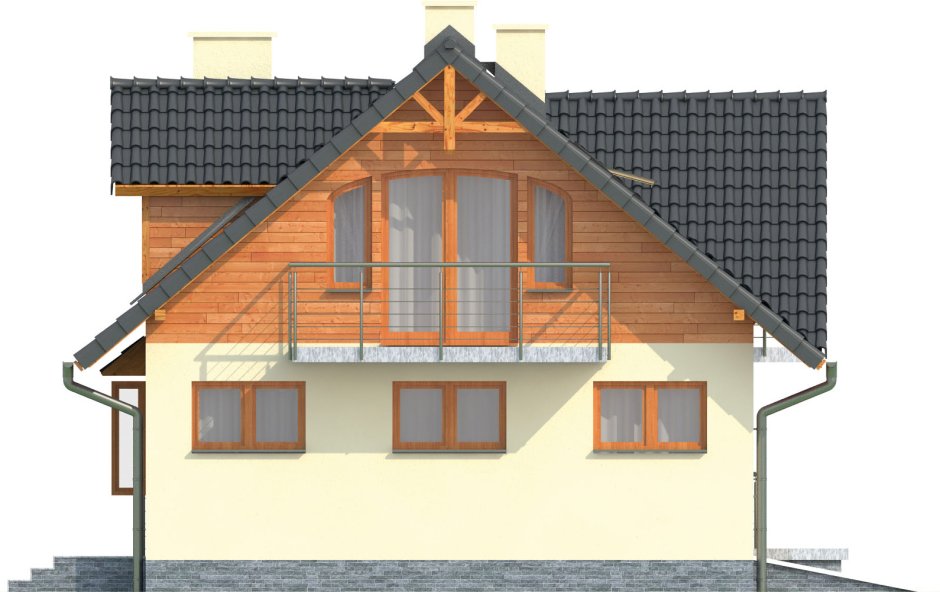 Мансардная кровля мансар Франсуа