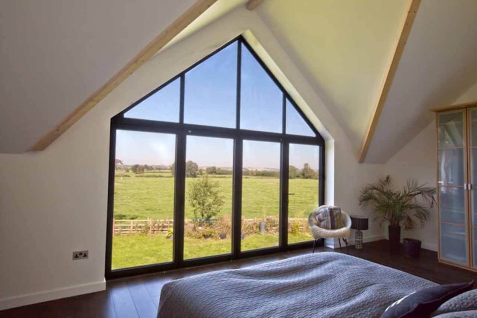 Мансарда с панорамными окнами