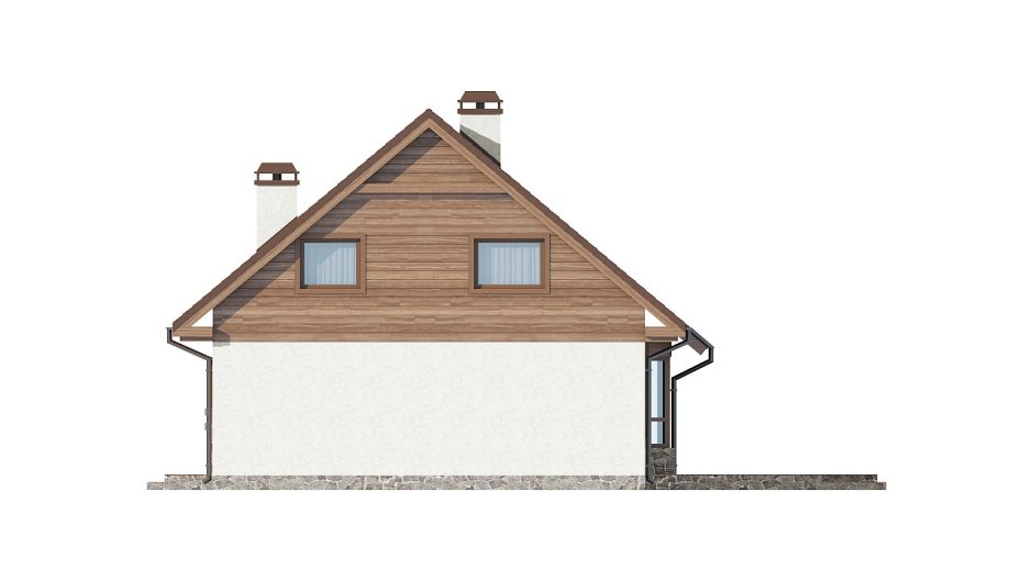 Окна на фронтоне мансарды