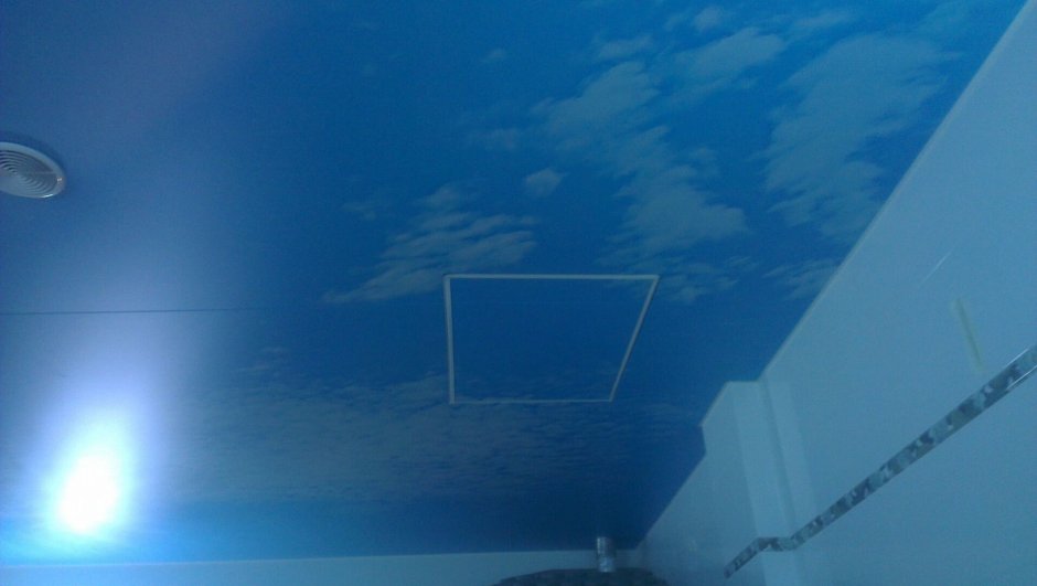 Скрытый потолочный люк