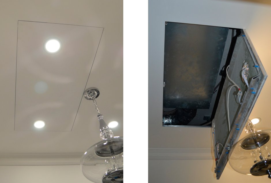 Выступ на потолке