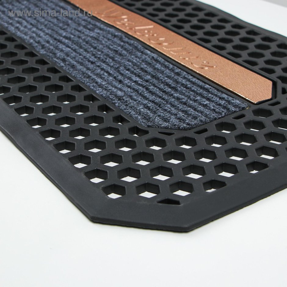 Коврик придверный Доляна «соты»