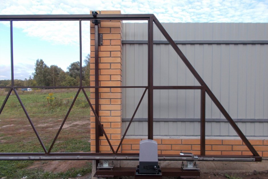 Ворота и калитка из профтрубы 40/20