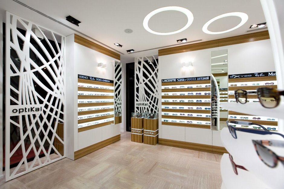 Интерьер оптики