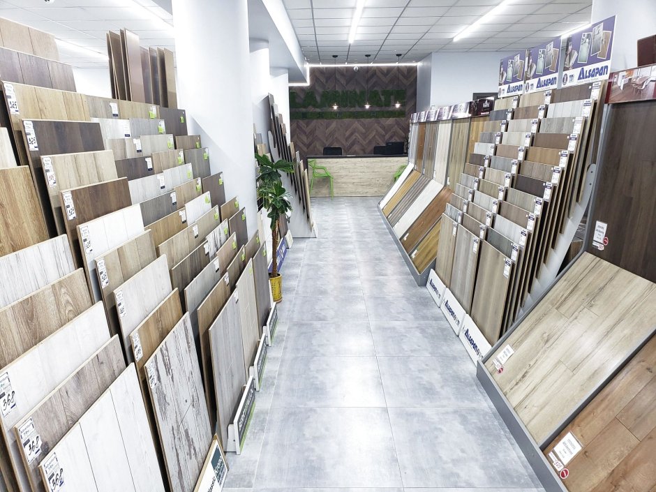 Ламинат витрина