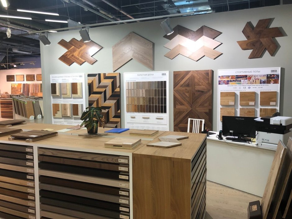 Выставочный стенд ламината Classen