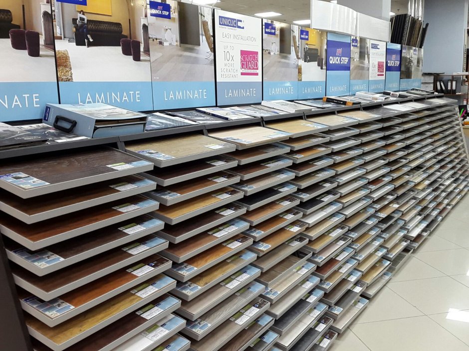 Ламинат витрина