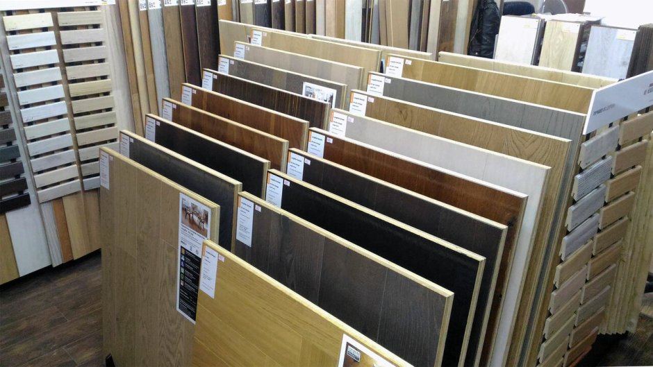 Ламинат витрина