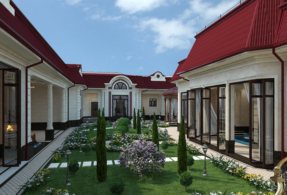 Фасад Узбекистан уйлари