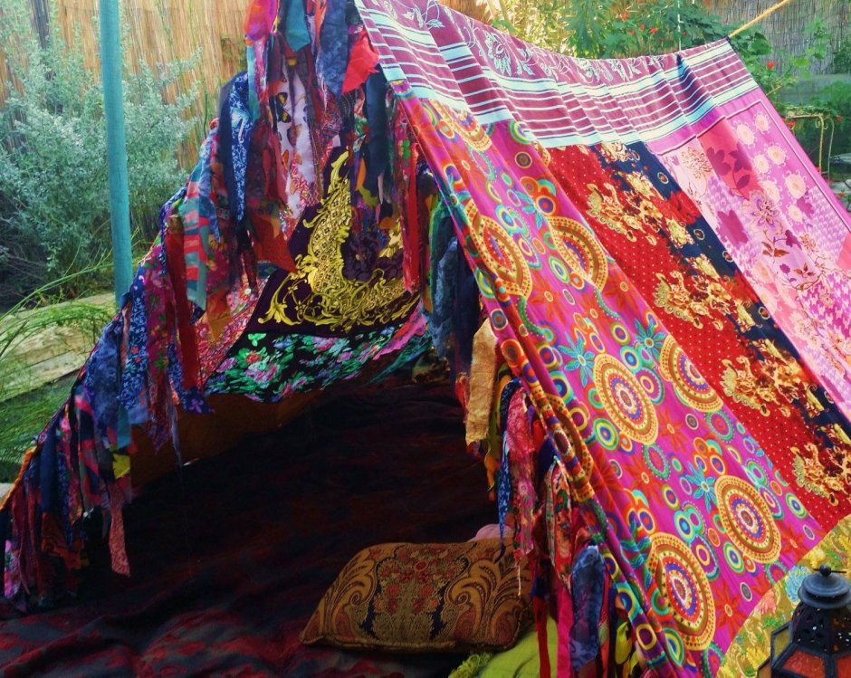 Палатка в цыганском стиле