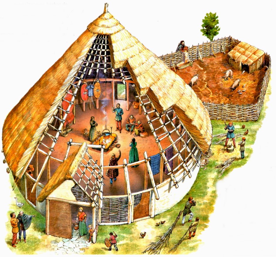 Жилище древних кельтов